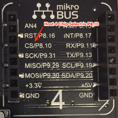 Host 4 Chip Select is P8.10